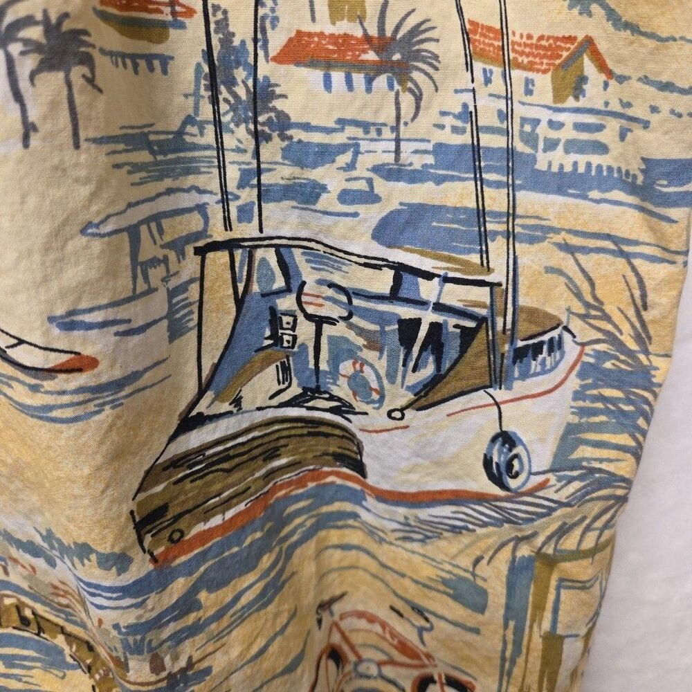 VTG Sportif Men’s Fishing Shirt Large Tropical Fish Print Button Up USA - READ - Picture 7 of 16